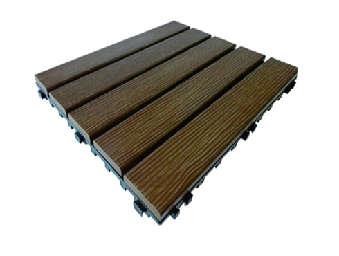 生态碳化木拼装地板H